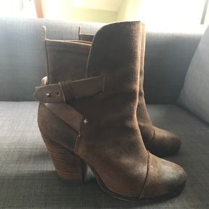 Rag & Bone Kenzie Brown Suede Boots Size 36 / US 6